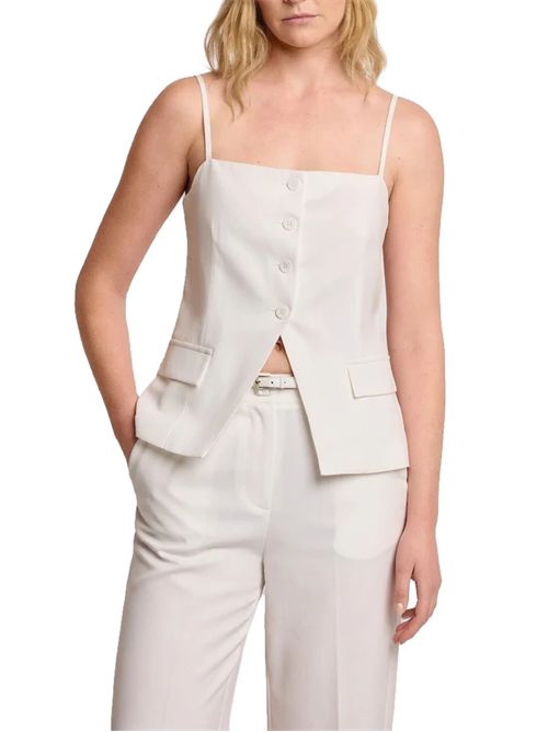 Top sartoriale con spalline e bottoni KOCCA | MENNA/60725